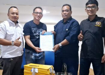 PWI Bekasi Raya Secara Serahkan 60 Berkas Peserta  OKK ke PWI Jabar  Thn 2025