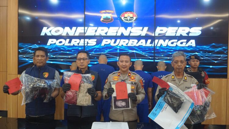 Polres Purbalingga Kembali Ungkap Tiga Kasus Kekerasan Hasil Operasi Aman Candi 2025