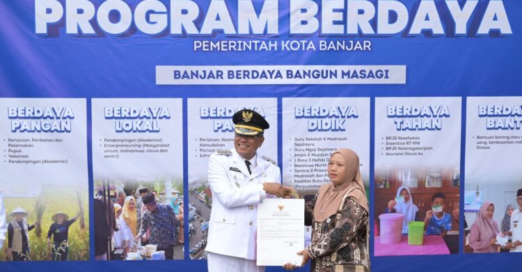 Wali Kota Banjar Alokasikan Anggaran Sekitar 15 Miliar Untuk Program Berdaya Bantu