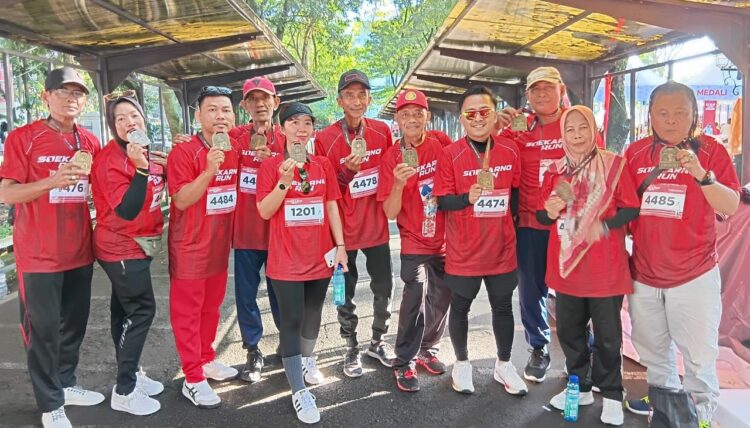 DPC.PDI Perjuangan Kota Banjar Sinergi Ikuti Soekarno Fest, melalui Giat Soekarno Run 2025, Menyusuri Sejarah Sang Proklamator