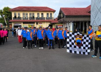 Polres Purbalingga Gelar Olahraga Bersama Peringati HUT PP Polri