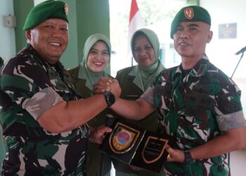 Dandim 0402/ OKI Pimpin Acara Sertijab PAMA