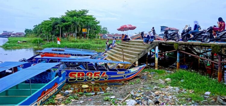 Suasana Menjelang Liburan Sekolah, Pelabuhan dan Terminal Tulung  Selapan Ilir OKI Masih Normal
