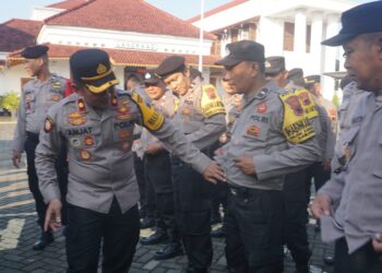 Polres Purbalingga Amankan Aksi Solidaritas LSM di Pengadilan Negeri
