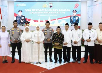 Peringatan Hari Bhayangkara ke-79, Polda Jateng Gelar Doa Bersama Lintas Agama Bersama Forkopimda dan FKUB se-Jawa Tengah