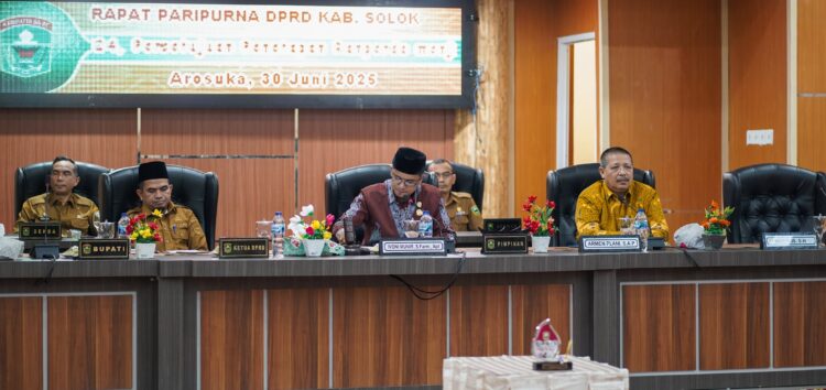 Rapat Paripurna DPRD dalam rangka Penyampaikan Pandangan Akhir Bupati Terkait Ranperda Pertanggungjawaban APBD 2024