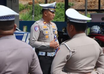 Sat Lantas Polres Solok Sosialisasikan Operasi Patuh Singgalang 2025
