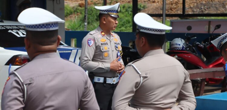 Sat Lantas Polres Solok Sosialisasikan Operasi Patuh Singgalang 2025