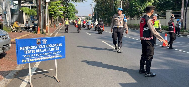 Enam Hari Pelaksanaan Operasi Patuh Candi 2025, Polda Jateng Catat 27 Ribu Pelanggaran Lalu Lintas
