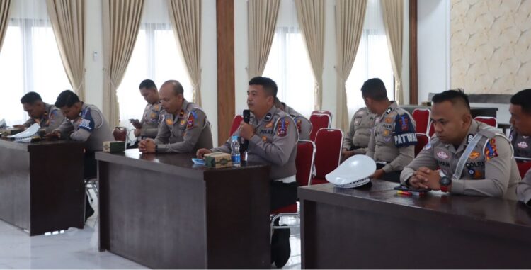 Sat Lantas Polres Solok Gelar Analisa dan Evaluasi Terkait Pelaksanaan Tugas