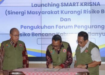 Bupati Sadewo Kukuhkan Forum Pengurangan Risiko Bencana Banyumas
