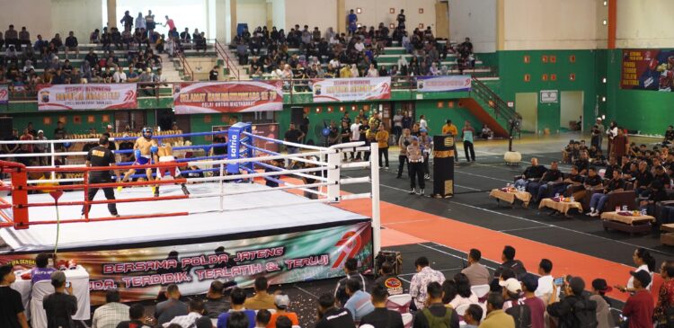 Warnai Hari Bhayangkara ke-79, Polda Jateng Gelar Street Boxing Event 2025 di GOR Wujil Ungaran