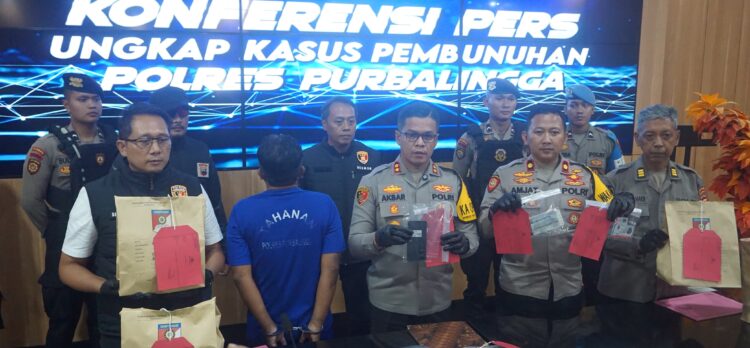 Pelaku Pembunuhan di Penggilingan Batu Baleraksa Diringkus Polres Purbalingga