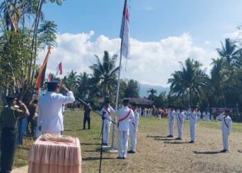 Ribuan Warga Padati Upacara HUT ke-80 RI di Nagari Koto Sani, Semangat Nasionalisme Menggema di Batu Taba