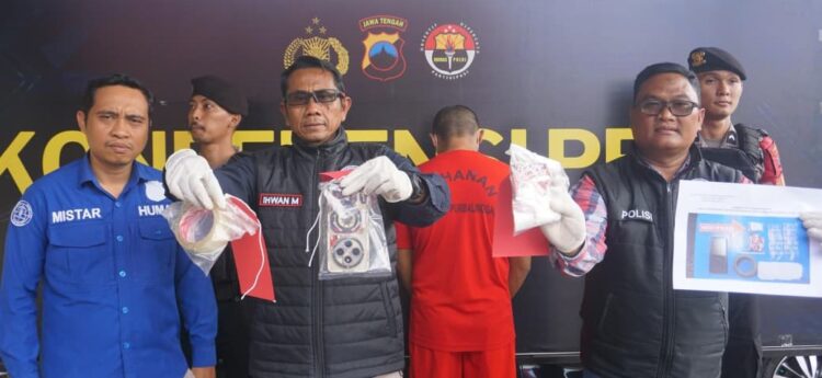 Satresnarkoba Polres Purbalingga Ringkus Kurir Sabu Asal Pemalang