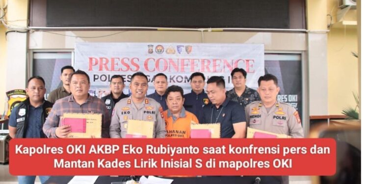 Mantan Kades Lirik, Diamankan Unit Tipikor Polres OKI Tersandung Kasus Korupsi DD Thn 2020 – 2021