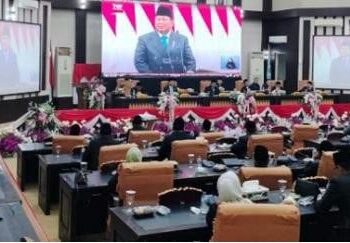 Dengarkan Pidato Kenegaraan Presiden Jelang HUT RI ke-80, DPRD OKI Gaungkan Semangat ‘Bersatu Berdaulat’