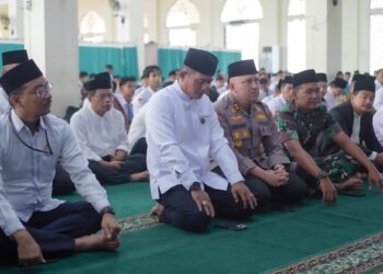 Pemerintah Kabupaten Solok Bersama Kemenag Gelar Sholat Istisqa’, Memohon Turunnya Hujan