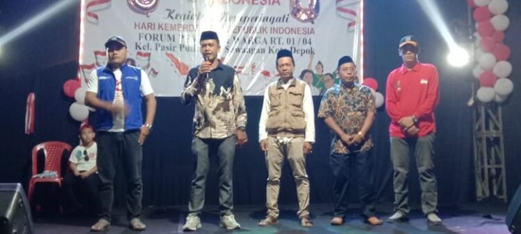 Gebyar Dirgahayu Kemerdekaan Republik Indonesia Ke 80 Forum Pemuda Dan Warga RT 001 RW 04 Kelurahan Pasir Putih Kecamatan Sawangan Kota Depok