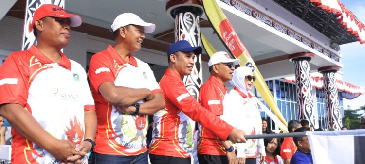 Meriahkan HUT RI ke-80, Bupati Simalungun Lepas Seribu Peserta Lomba Lari 10K, 5K, dan 3K