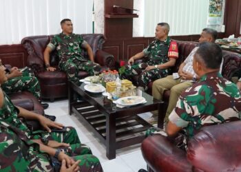 Kapolres OKI Terima Kunjungan Danbrigif 8/GC di Mapolres OKI