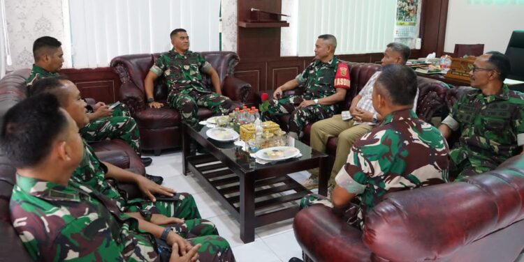 Kapolres OKI Terima Kunjungan Danbrigif 8/GC di Mapolres OKI