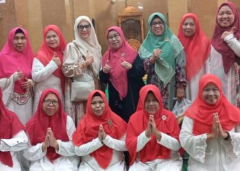 Pengajian Rutin Bulanan Ibu-ibu Majlis Ta’lim Jami Almuqorrobin Kampung Tanah Koja Klender