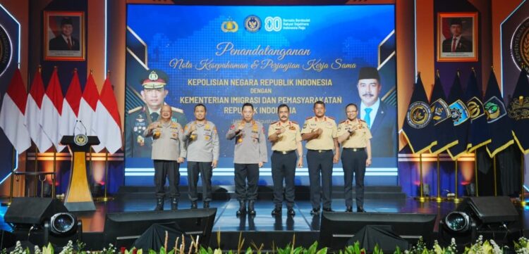 Teken Nota Kesepahaman dengan Kementerian Imipas, Kapolri Harap Sinergisitas Makin Optimal