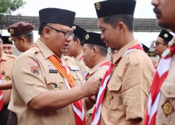 Sekda Banyumas Resmikan 22 Gudep PKBM dan Lantik Mabgusnya
