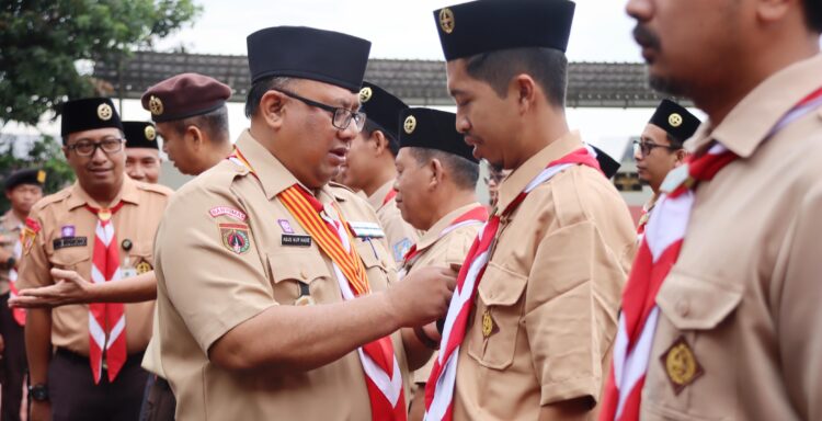 Sekda Banyumas Resmikan 22 Gudep PKBM dan Lantik Mabgusnya