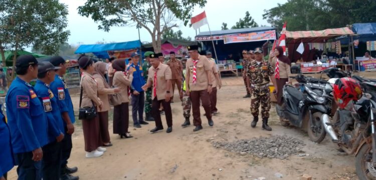 Pembukaan Perkemahan Jambore Ranting ( Kwaran Ranting ) Ke – III Se Kecamatan Mesuji Makmur Tahun 2025