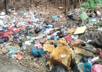 Puluhan Tahun Warga Hirup Bau Busuk, Jalur Aripan – Tanjung Alai Jadi  Lautan Sampah, Bank Sampah Diduga Mangkrak