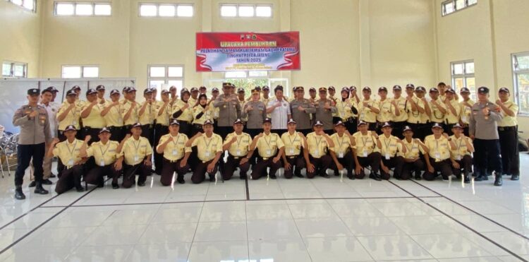Polres Purbalingga Buka Pelatihan Satpam Gada Pratama 2025, Diikuti 57 Peserta