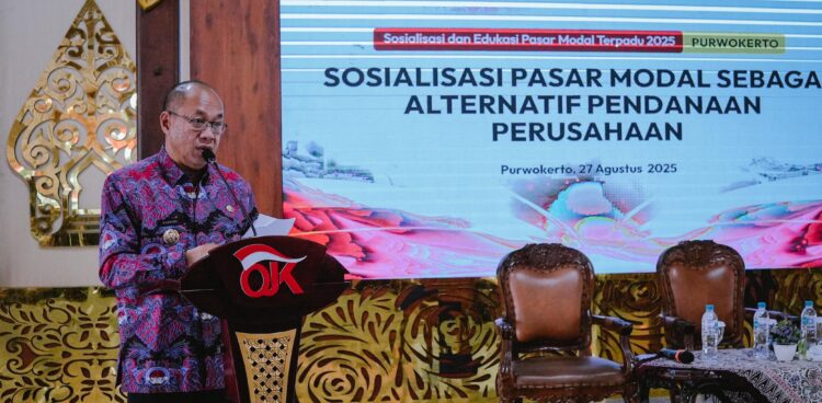 Bupati Banyumas Buka Sosialisasi Pasar Modal, Tingkatkan Literasi dan Inklusi Keuangan Pelaku Usaha