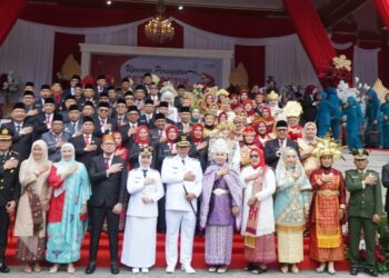 Wali Kota Pagar Alam Pimpin Upacara Peringatan Hari Kemerdekaan Republik Indonesia (HUT) RI ke 80  Thn 2025