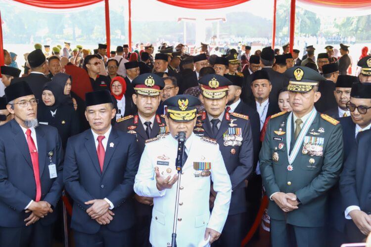 Kapolda Jateng Hadiri Upacara HUT ke-80 Kemerdekaan RI di Lapangan Pancasila Simpang Lima