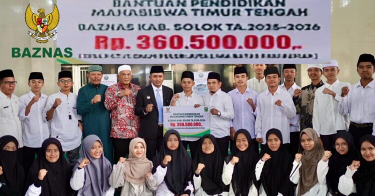 Penyaluran Zakat untuk Mahasiswa Timur Tengah, BAZNAS Kabupaten Solok Dinilai Menimbulkan Kecemburuan Sosial