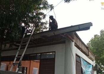 Rehabilitasi Pendopo Kecamatan Cipocok Jaya Diduga Minim Pengawasan dan Abaikan K3 ( Kesehatan dan Keselamatan Kerja)