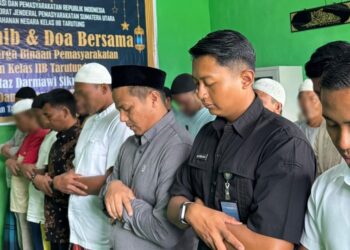 Dalam Kebhinekaan, Rutan Tarutung Gelar Ibadah dan Doa Bersama untuk Kemajuan dan Perdamaian Bangsa Indonesia