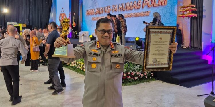 Bidhumas Polda Jateng Raih Juara 2 Lomba Kreatif Polri Kategori Keaktifan Video Polri di HUT ke – 74 Humas Polri