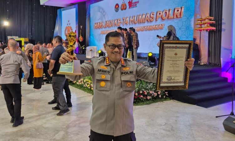 Bidhumas Polda Jateng Raih Juara 2 Lomba Kreatif Polri Kategori Keaktifan Video Polri di HUT ke – 74 Humas Polri