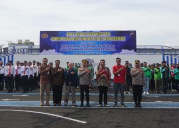 Polres Purbalingga Gelar Servis Kendaraan dan Pemeriksaan Kesehatan Gratis untuk Ojol dan Buruh