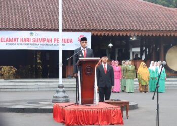 Pimpin Upacara Sumpah Pemuda, Sadewo : Pemuda Banyumas Jadi Garda Terdepan Pembangunan Daerah