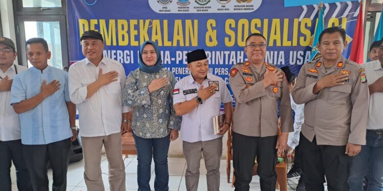 Polres Metro Bekasi Kota dan PWI Sinergikan Media, Pemerintah, dan Dunia Usaha dalam Penerapan UU Pers dan CSR”