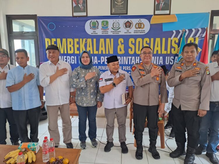 Polres Metro Bekasi Kota dan PWI Sinergikan Media, Pemerintah, dan Dunia Usaha dalam Penerapan UU Pers dan CSR”