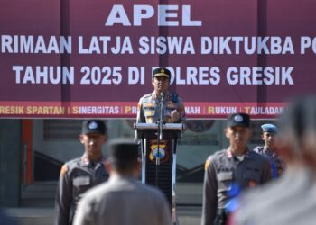 Latja Diktuk Bintara Polri 2025 di Polres Gresik Resmi Dibuka, 50 Siswa Siap Terjun Layani Masyarakat