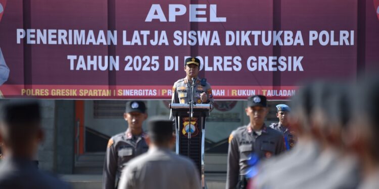 Latja Diktuk Bintara Polri 2025 di Polres Gresik Resmi Dibuka, 50 Siswa Siap Terjun Layani Masyarakat