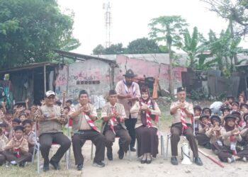 125 Peserta Penggalang SDN Beji 2 Ikuti Kegiatan Perkemahan Jumat–Sabtu (PERJUSA)