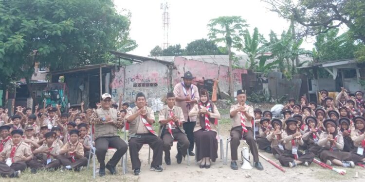 125 Peserta Penggalang SDN Beji 2 Ikuti Kegiatan Perkemahan Jumat–Sabtu (PERJUSA)