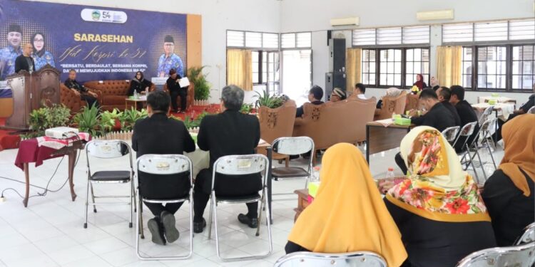 Sarasehan HUT ke-54 KORPRI, Bupati Sadewo Tekankan Penguatan Integritas dan Pelayanan Publik